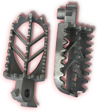 TOP END Machine brand wide 50cc mx footpegs