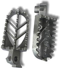 TOP END Machine brand wide 50cc mx footpegs